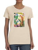 Cheetah Kingdom Collection. B T-shirt -June Erica Vess Designs