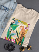 Cheetah Kingdom Collection. B T-shirt -June Erica Vess Designs