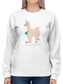 Fantastic Besties B Sweatshirt -June Erica Vess Designs