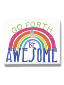 Go For It, Be Awesome Wall Art -June Erica Vess Designs