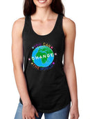 Change The World Racerback Tank -June Erica Vess Designs