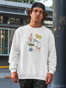 Cat Squad I Sweatshirt -June Erica Vess Designs