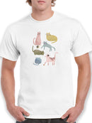 Cat Squad I. T-shirt -June Erica Vess Designs
