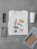 Cat Squad I. T-shirt -June Erica Vess Designs
