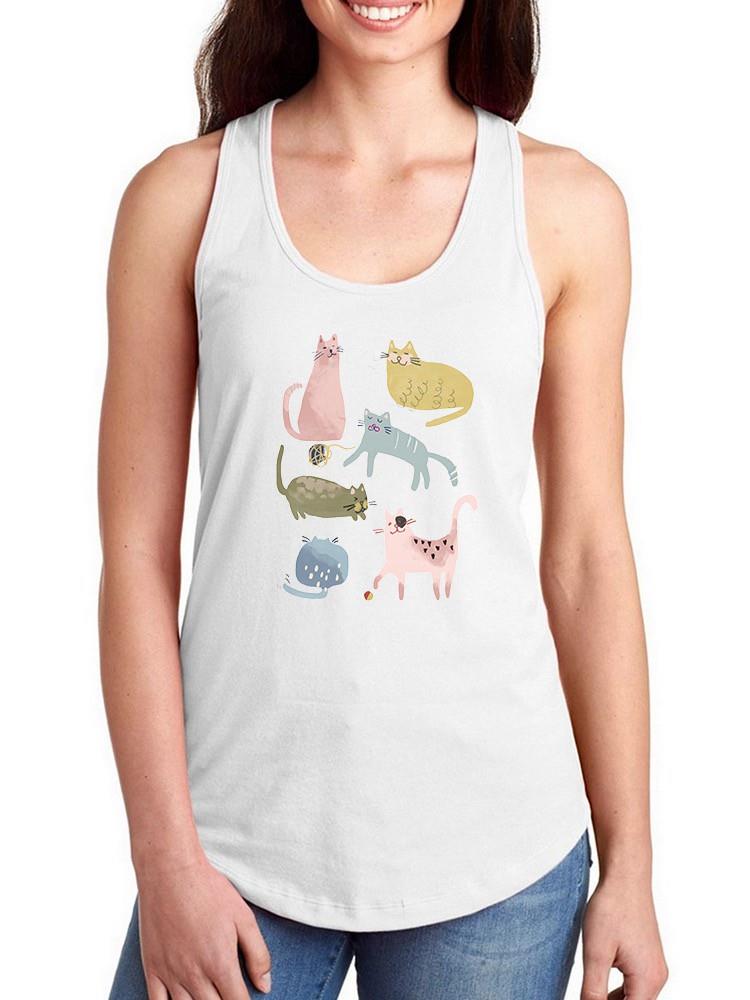 Cat Squad I T-shirt -June Erica Vess Designs