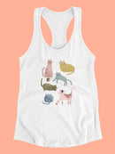 Cat Squad I T-shirt -June Erica Vess Designs