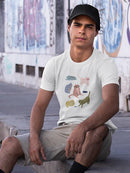 Cat Squad Ii. T-shirt -June Erica Vess Designs