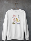 Cat Squad Iv Sweatshirt -June Erica Vess Designs