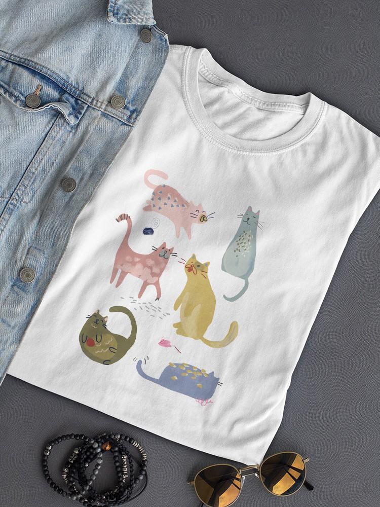 Cat Squad Iv. T-shirt -June Erica Vess Designs