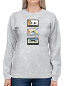 Mix Tape Viii Sweatshirt -June Erica Vess Designs