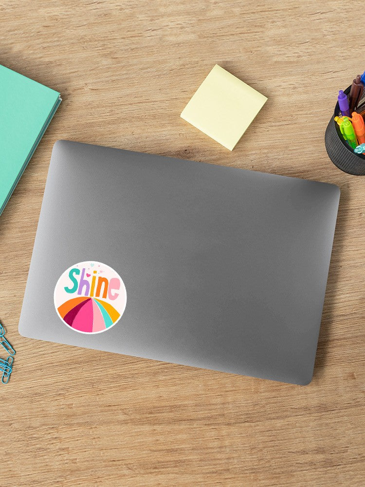 Shine Circle Sticker -June Erica Vess Designs