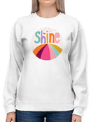 Shine Circle Art Sweatshirt -June Erica Vess Designs