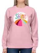 Shine Circle Art Sweatshirt -June Erica Vess Designs