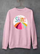Shine Circle Art Sweatshirt -June Erica Vess Designs