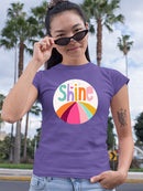 Shine Circle Art T-shirt -June Erica Vess Designs