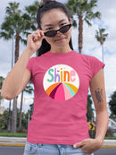 Shine Circle Art T-shirt -June Erica Vess Designs