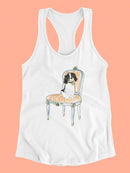 Petite Chien I T-shirt -June Erica Vess Designs