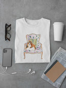Petite Chien Ii. T-shirt -June Erica Vess Designs