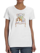 Petite Chien Ii. T-shirt -June Erica Vess Designs