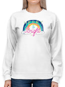 Merry Rainbow Sweatshirt -June Erica Vess Designs