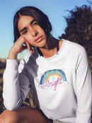 Merry Rainbow Sweatshirt -June Erica Vess Designs