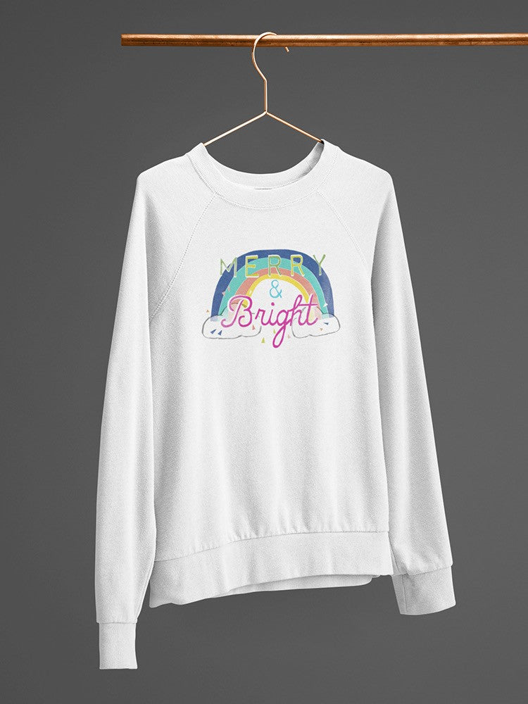 Merry Rainbow Sweatshirt -June Erica Vess Designs