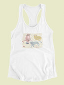 Cat Squad A Racerback Tank -June Erica Vess Designs