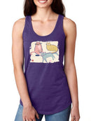 Cat Squad A Racerback Tank -June Erica Vess Designs