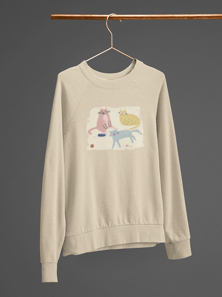 Cat Squad Sweatshirt -June Erica Vess Designs