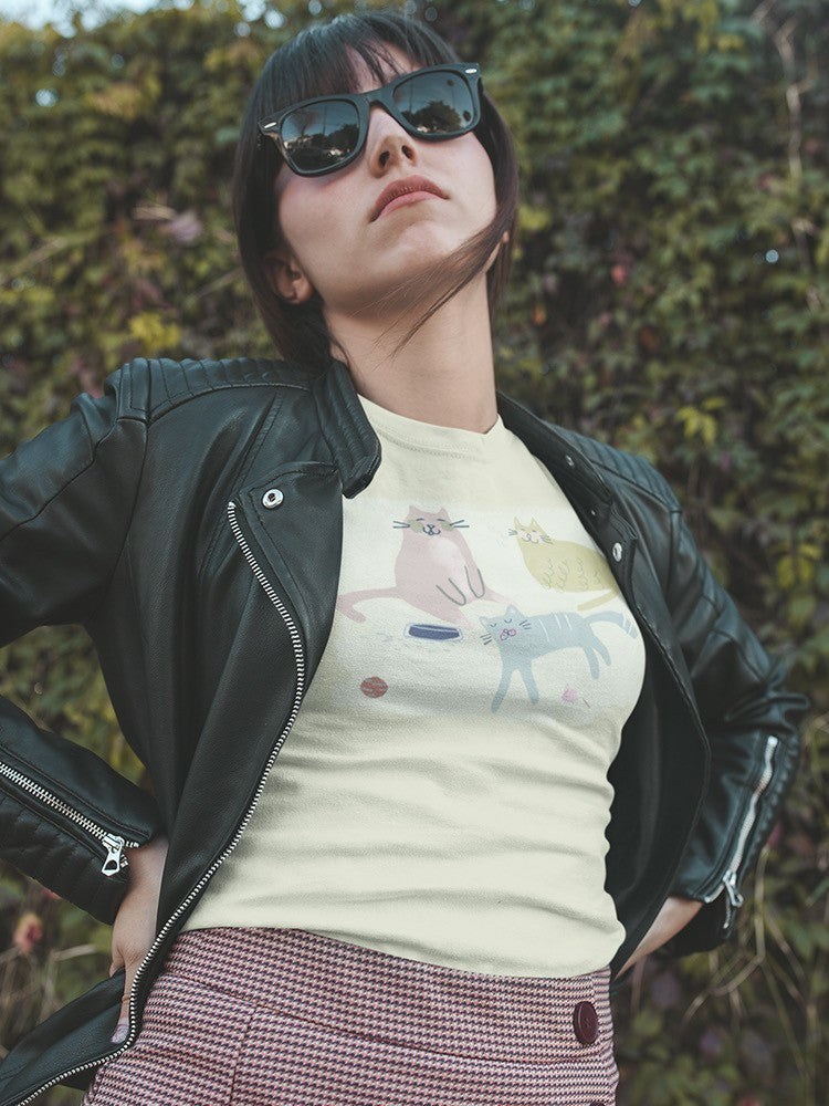 Cat Squad T-shirt -June Erica Vess Designs