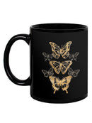 Gold Butterflies Mug -June Erica Vess Designs