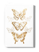 Gold Butterflies Wall Art -June Erica Vess Designs