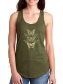 Gold Butterflies T-shirt -June Erica Vess Designs
