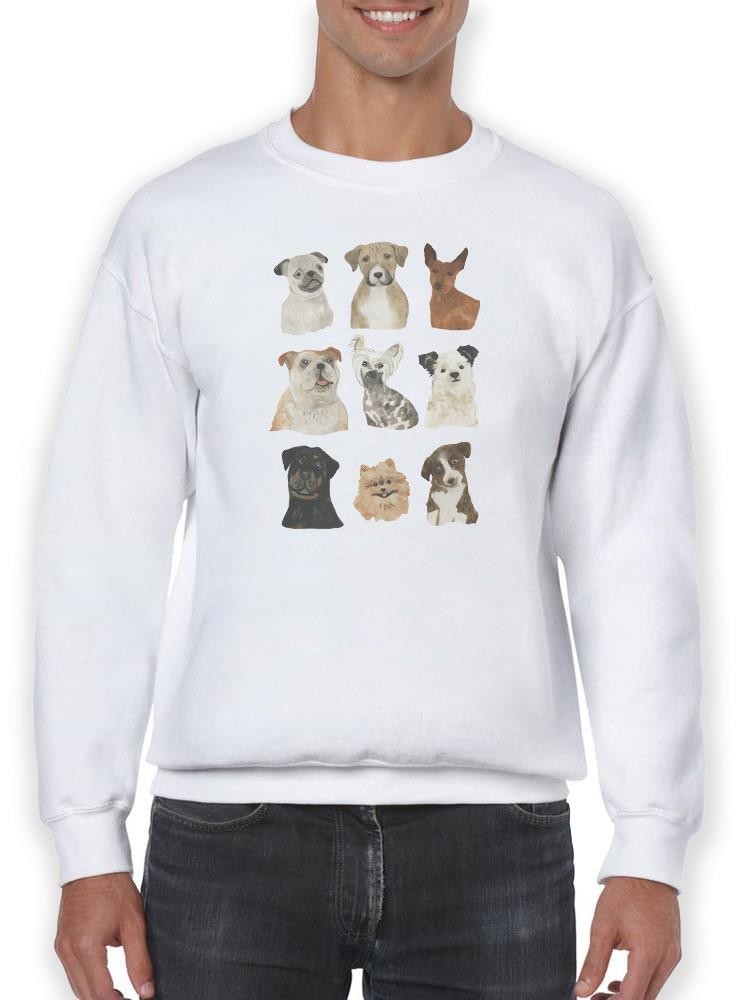 Doggos And Puppers I Sweatshirt -June Erica Vess Designs