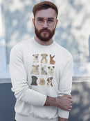 Doggos And Puppers I Sweatshirt -June Erica Vess Designs