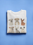 Doggos And Puppers I Sweatshirt -June Erica Vess Designs