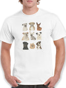 Doggos And Puppers I T-shirt -June Erica Vess Designs