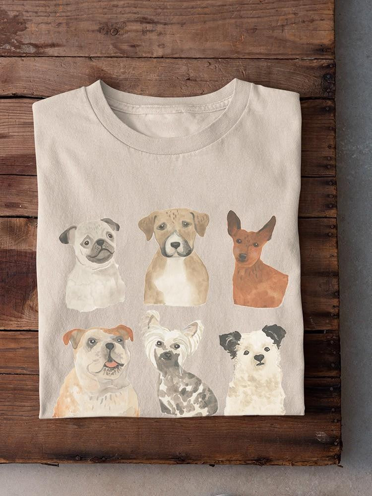 Doggos And Puppers I T-shirt -June Erica Vess Designs