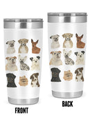 Doggos And Puppers I. Tumbler -June Erica Vess Designs