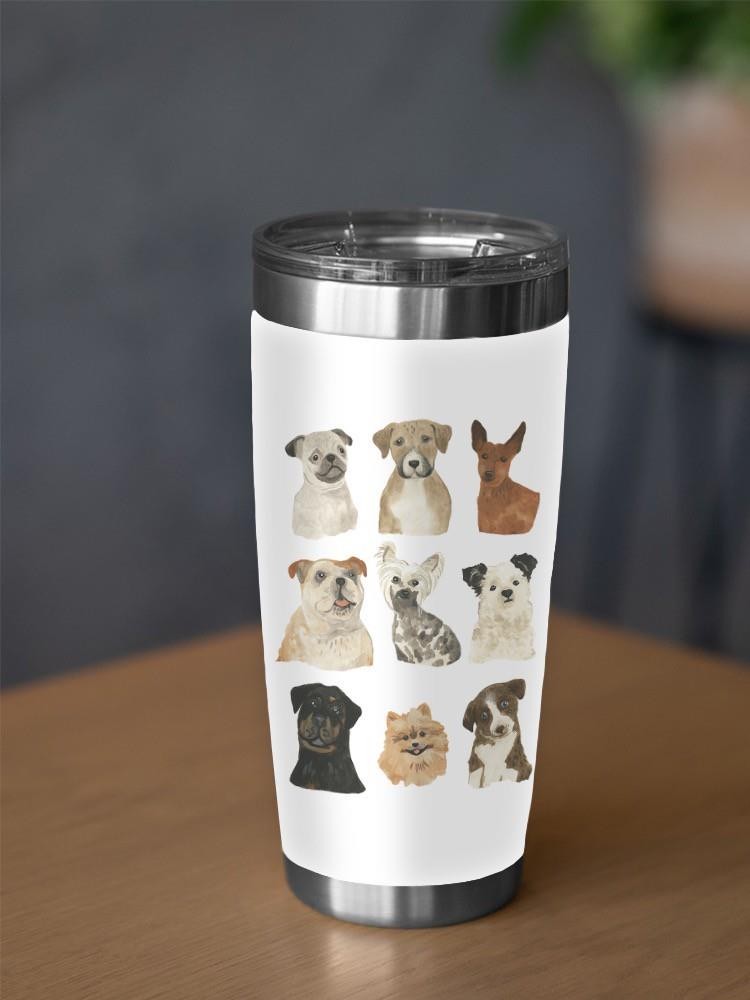 Doggos And Puppers I. Tumbler -June Erica Vess Designs