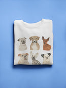 Doggos And Puppers I Sweatshirt -June Erica Vess Designs