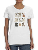 Doggos And Puppers I T-shirt -June Erica Vess Designs
