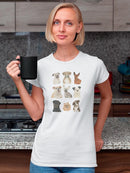 Doggos And Puppers I T-shirt -June Erica Vess Designs