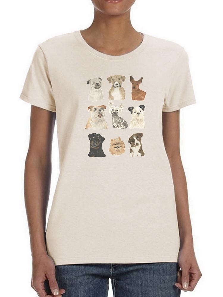 Doggos And Puppers I T-shirt -June Erica Vess Designs