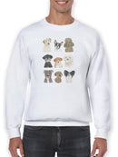 Doggos And Puppers Ii Sweatshirt -June Erica Vess Designs