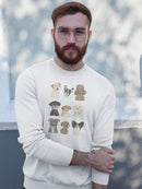 Doggos And Puppers Ii Sweatshirt -June Erica Vess Designs