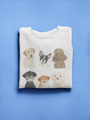 Doggos And Puppers Ii Sweatshirt -June Erica Vess Designs