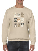 Doggos And Puppers Ii Sweatshirt -June Erica Vess Designs