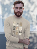 Doggos And Puppers Ii Sweatshirt -June Erica Vess Designs