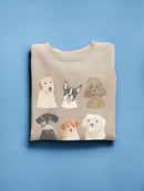Doggos And Puppers Ii Sweatshirt -June Erica Vess Designs